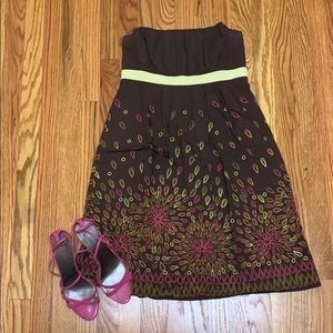 Tabitha brown strapless Easter dress